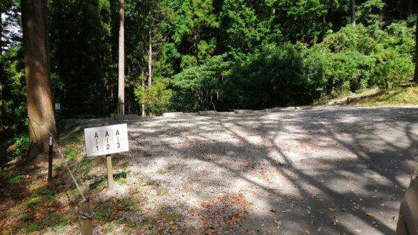 大野城いこいの森キャンプ場 ファミリーテントA1～3駐車場