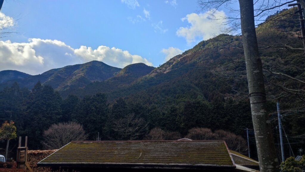 求菩提キャンプ場 北斗山荘からの眺望
