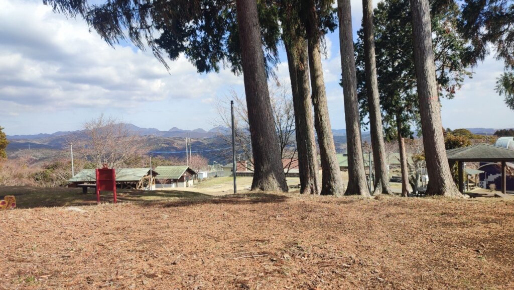 横岳自然公園 5番サイトからの景色