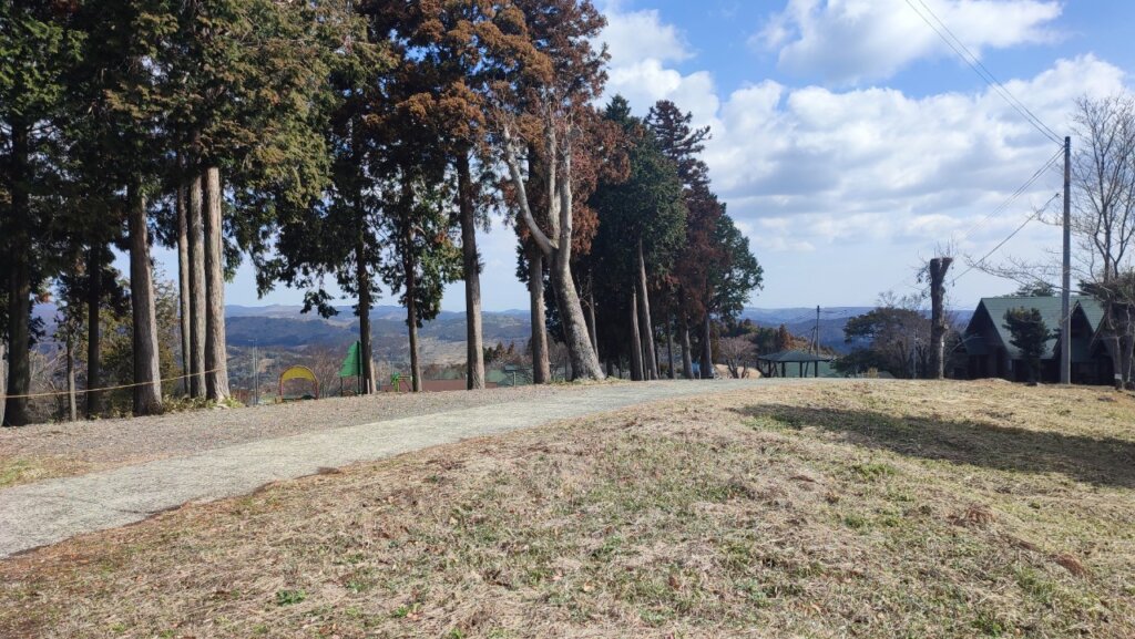 横岳自然公園 0番サイトからの景色