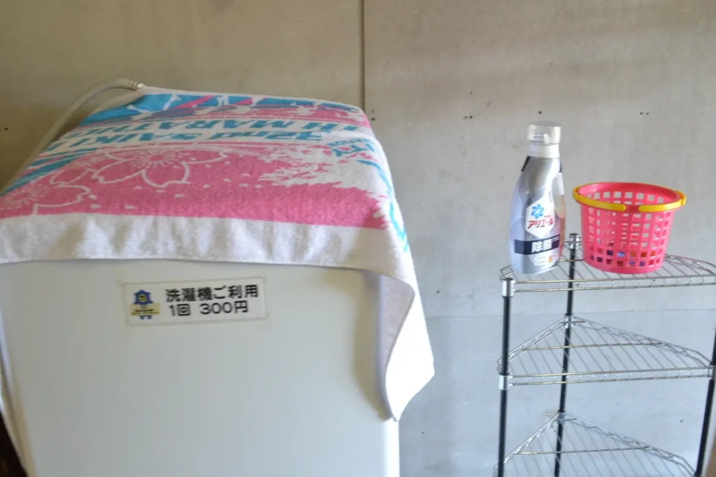 熊谷牧場・雛戸ブルーベリー・キャンプガーデン  洗濯機