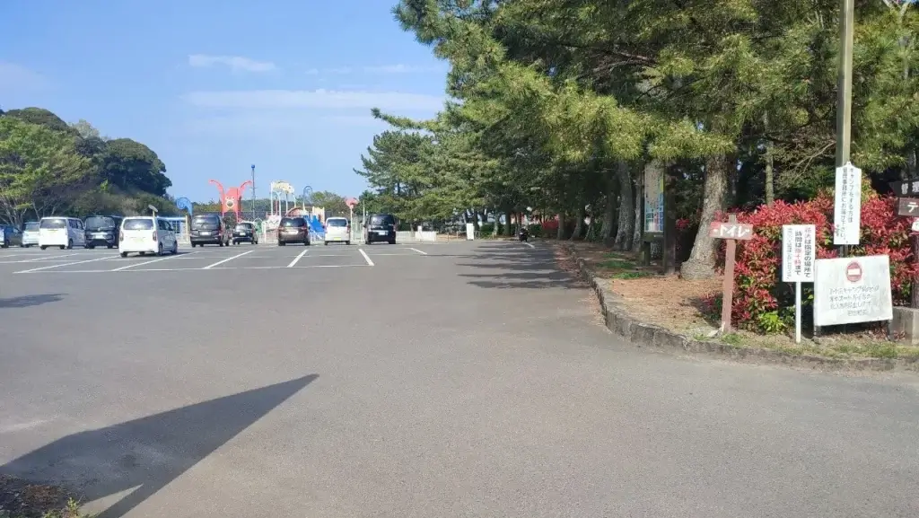 糸ヶ浜海浜公園 キャンプ場 第1駐車場