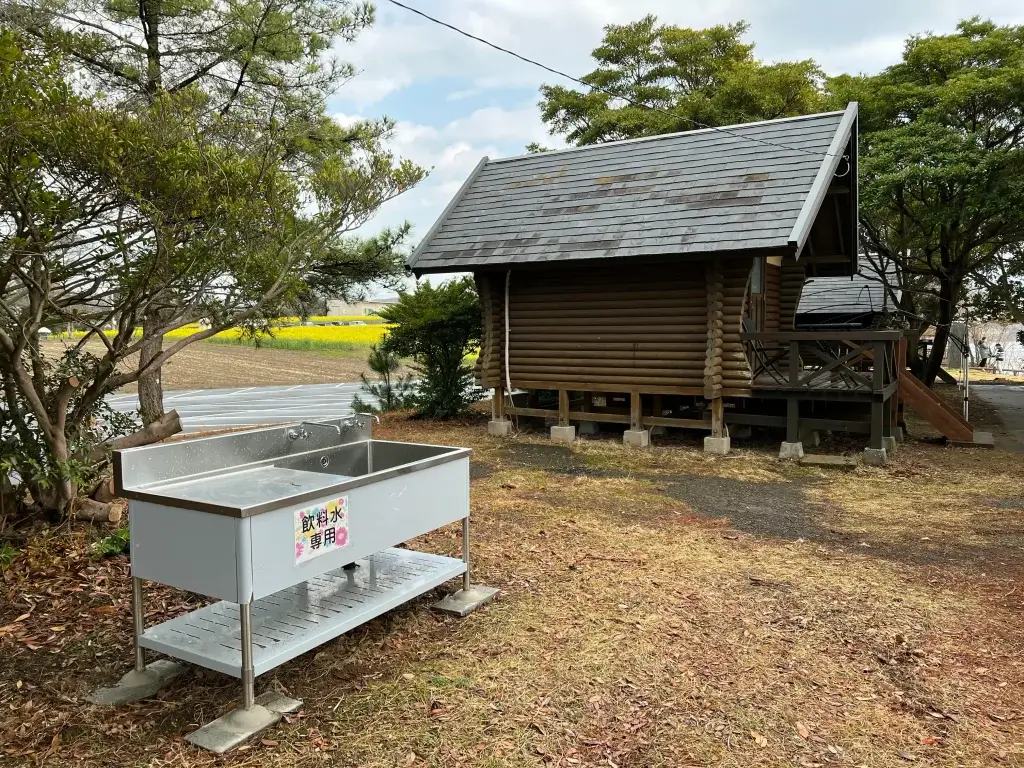 長崎鼻リゾートキャンプ場 飲用可能な水場