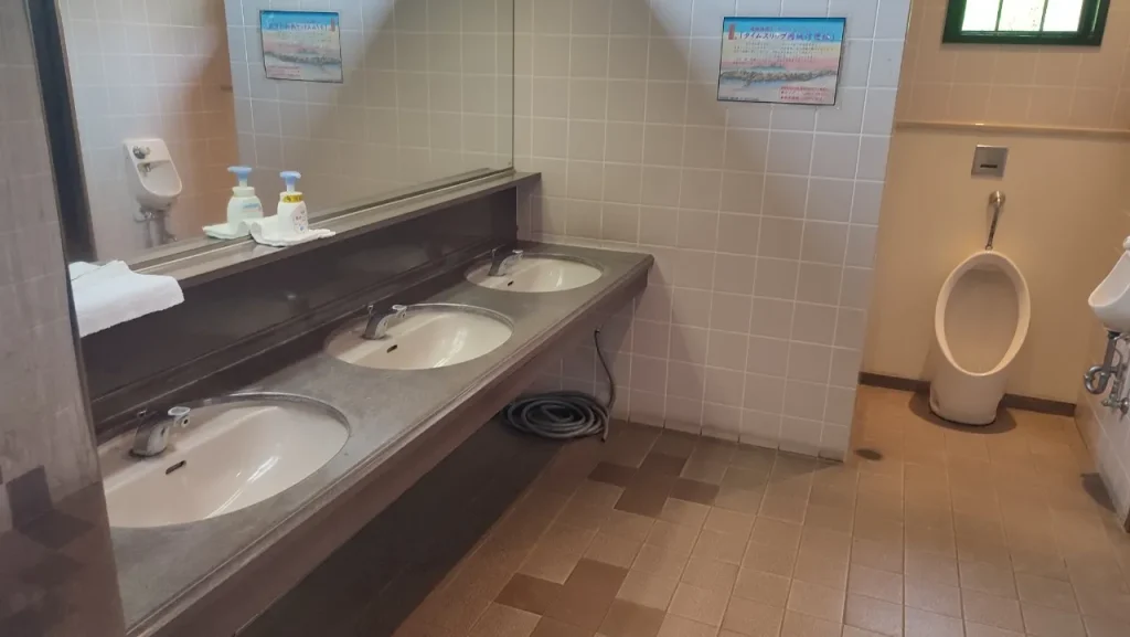 RVパークsmart岡城跡　女性トイレ手洗い場