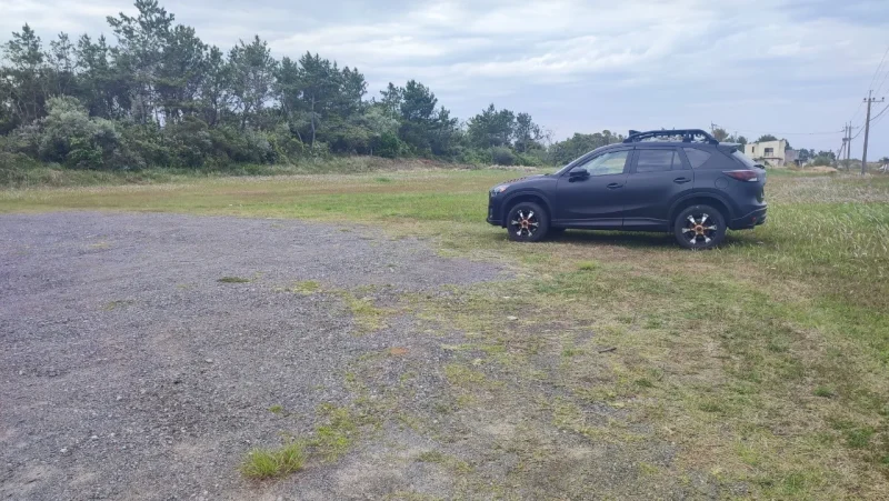 重藤海岸　駐車スペース