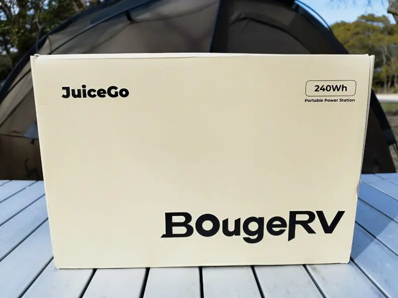 BougeRV Juice Go 製品パッケージ