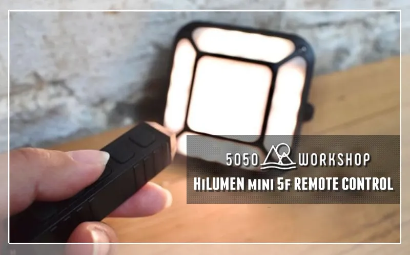 5050WORKSHOP「HiLUMEN mini 5f REMOTE CONTROL（ハイルーメンミニ5fリモートコントロール）」 アイキャッチ