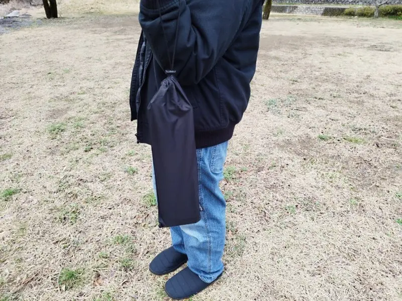 TOKYO CRAFTS　ジカマナイタ　収納袋のサイズ感