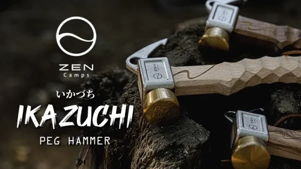 ZEN Camps IKAZUCHI（いかづち）｜天然木の名栗加工が美しいショートペグハンマー