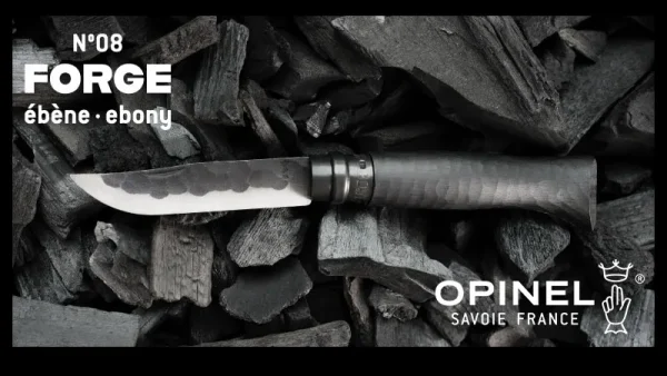 【世界限定6,000本】オピネル「Forge」槌目加工が美しいオールブラックの高級ナイフ