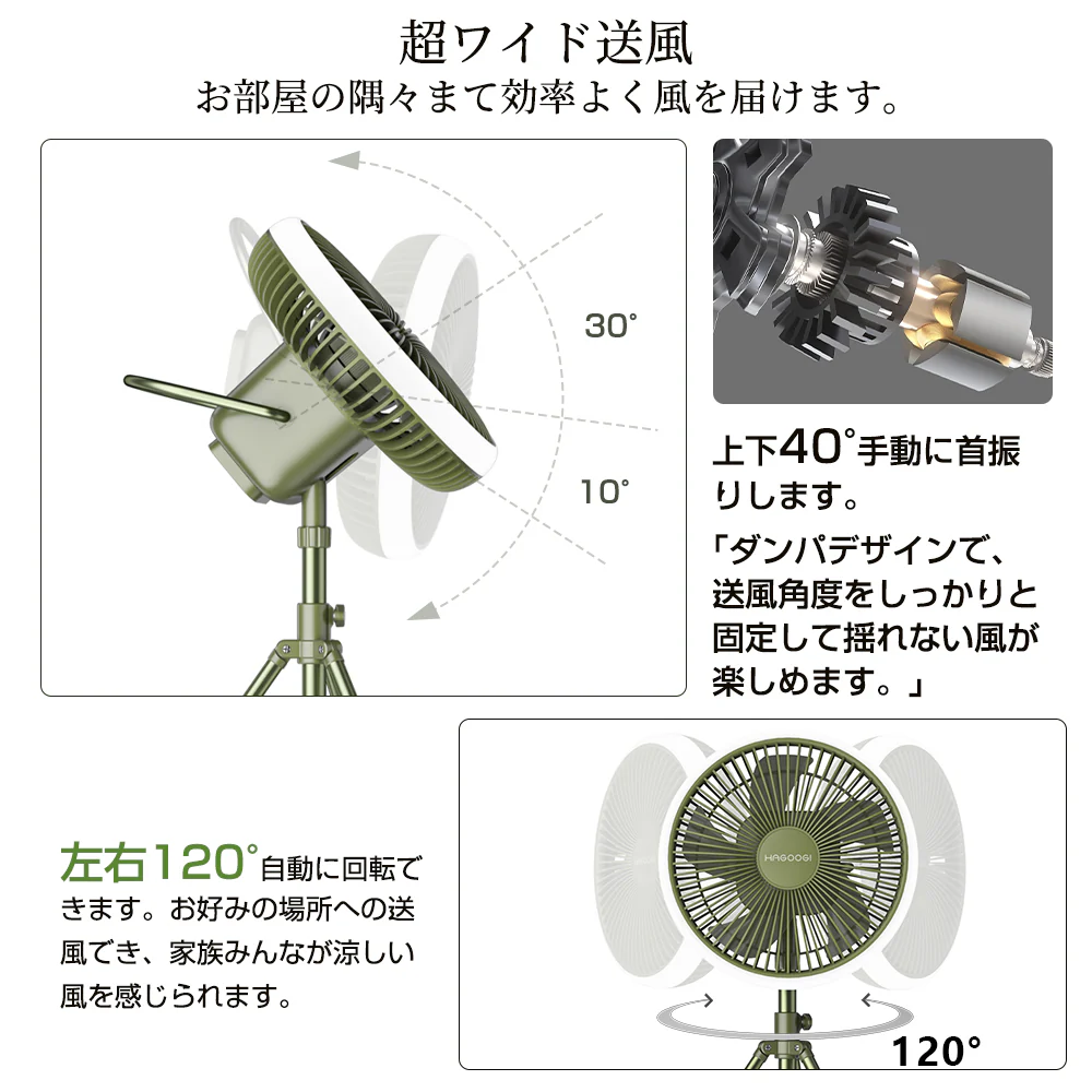 HAGOOGI 　広範囲の首振り