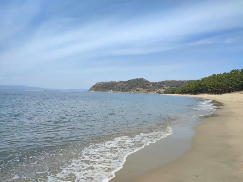 野田浜キャンプ場　海辺