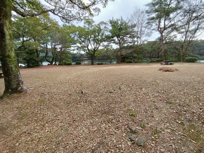 野岳湖公園　中央サイトの様子