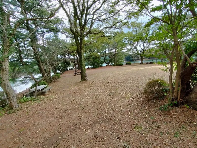 野岳湖公園　中央サイトの様子