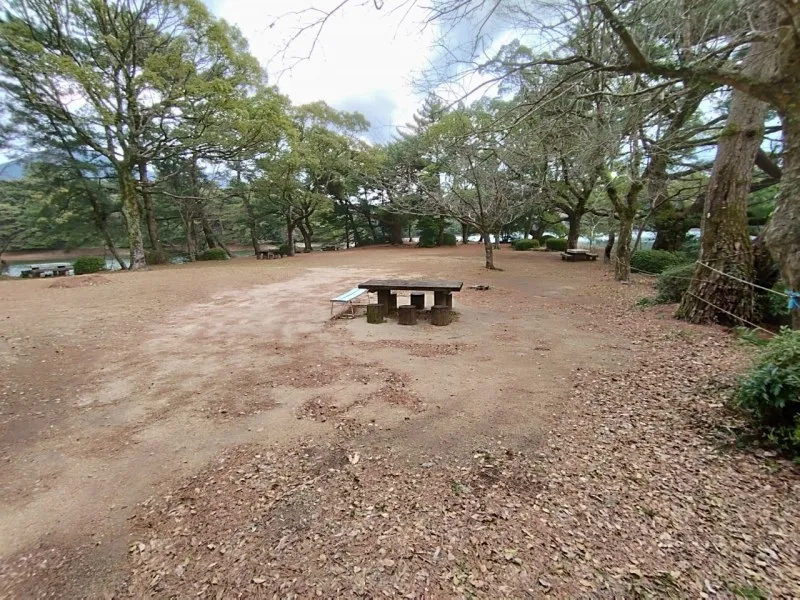 野岳湖公園　中央サイトの様子