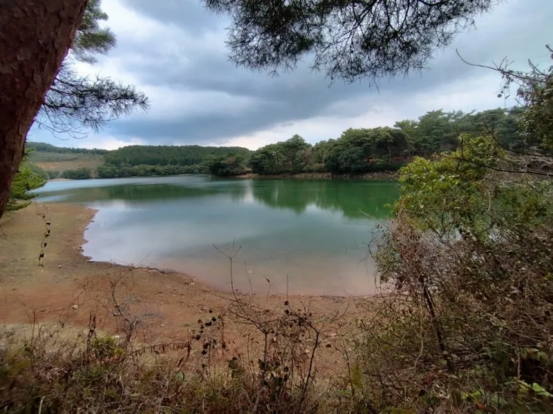 野岳湖公園　中央サイトからの眺め