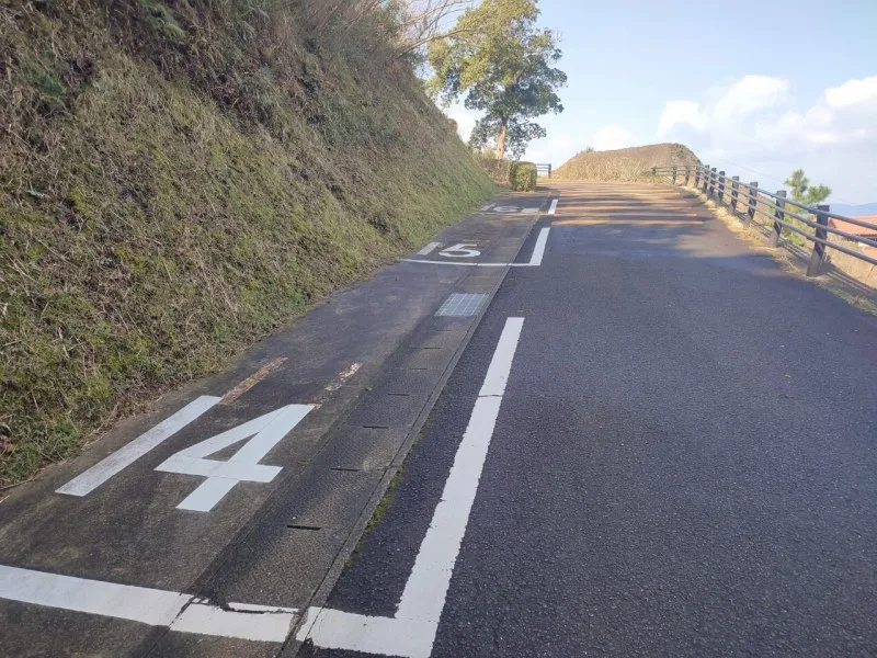 崎野自然公園　常設テントサイトの専用駐車場