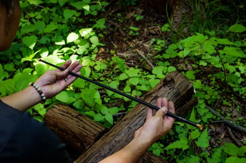 ZEN Camps 伸縮式 火吹き棒　最大62cmまで伸ばせる