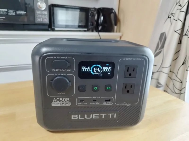 BLUETTI　ポータブル電源　AC50B　使用感レビュー