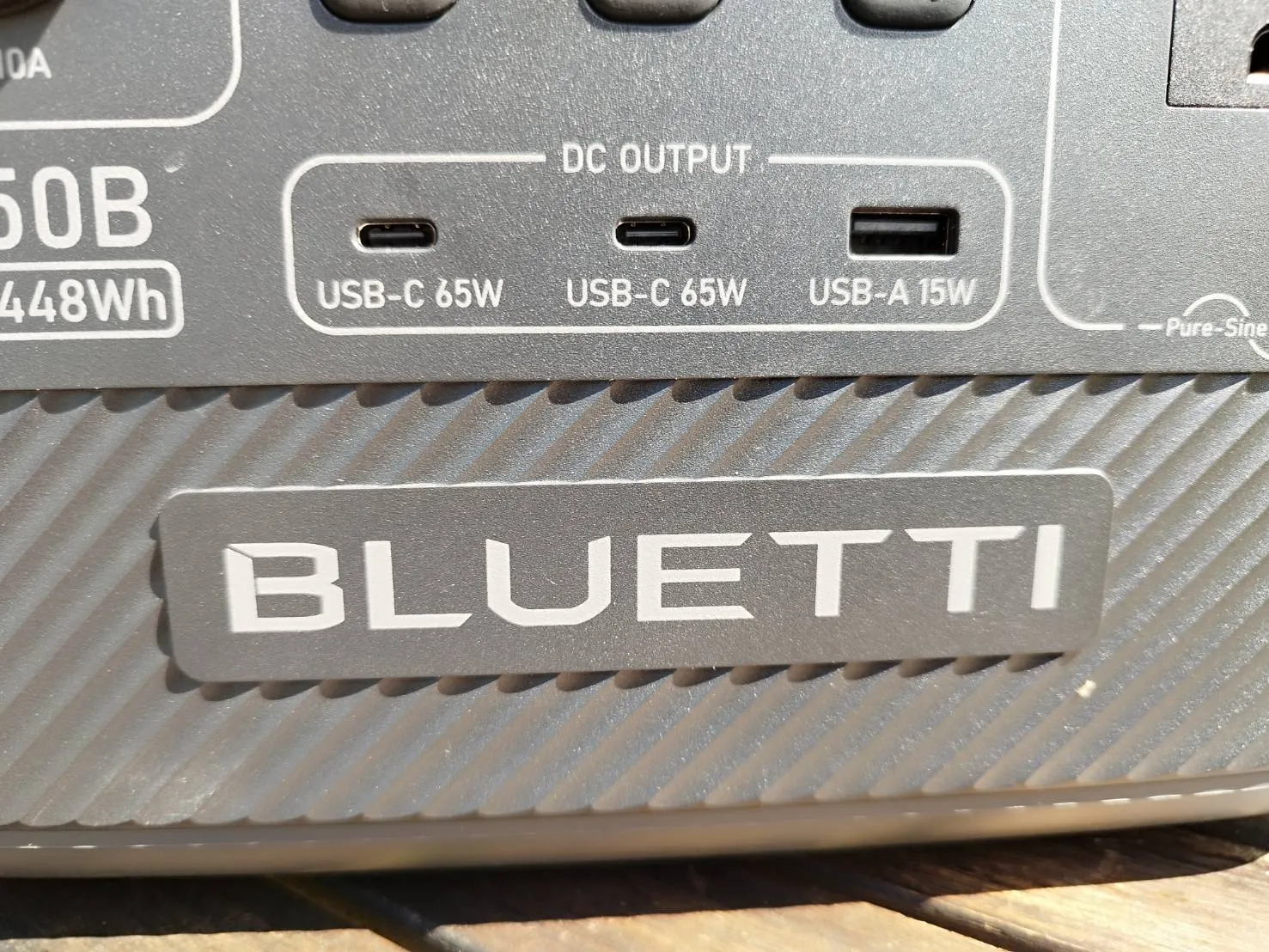 BLUETTI　ポータブル電源　AC50B　USBポート