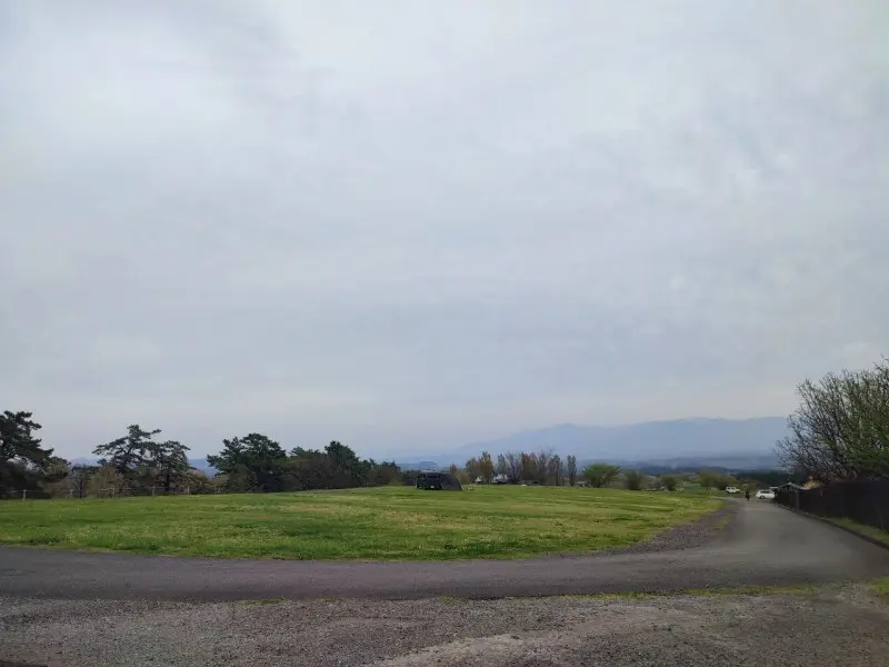 くじゅう花公園キャンプ場　サイトの様子