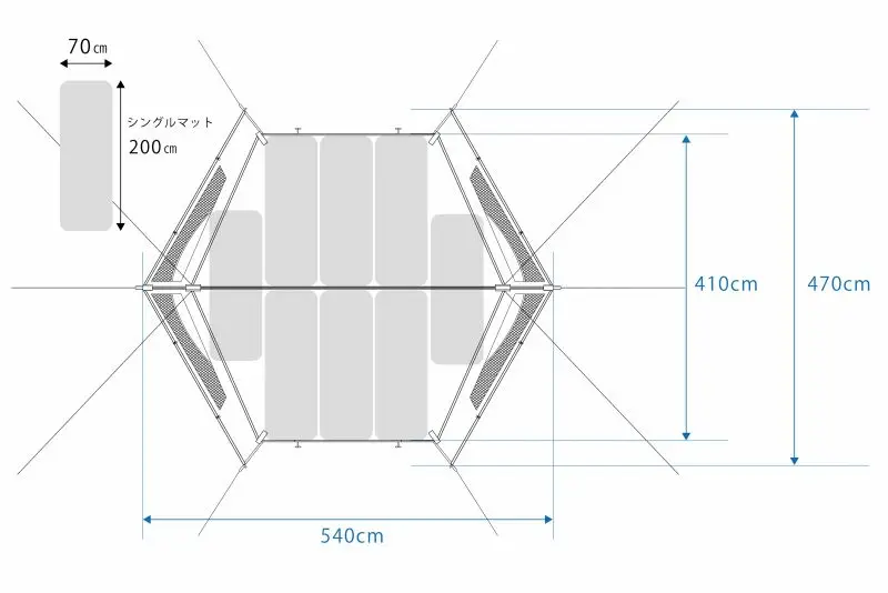 TOKYO CRAFTS　グラハス（GRAHUS）　外観サイズスペック