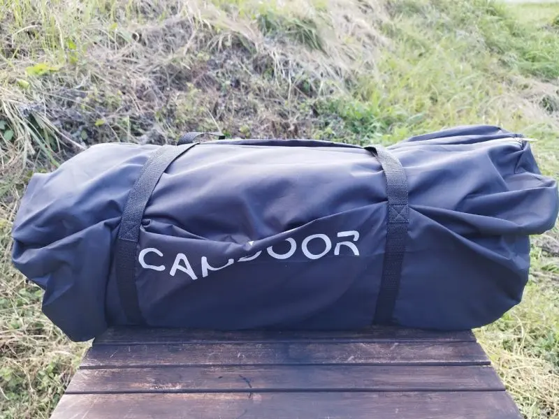 CAMDOOR　inflatable-mat-dx　製品開封の様子