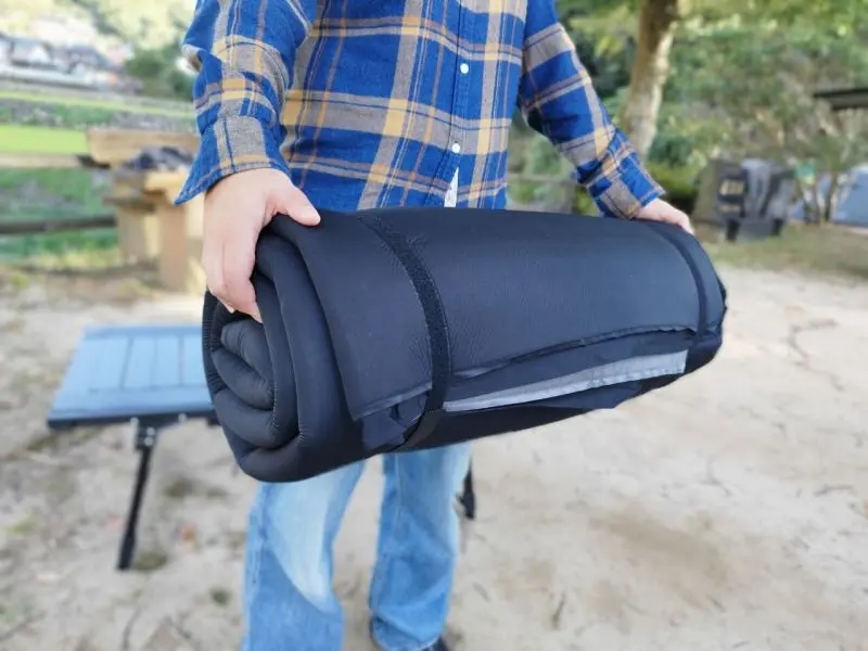 CAMDOOR　inflatable-mat-dx　製品開封の様子