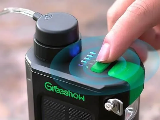 Greeshow　電動式携帯浄水器 GS-2811　ボタン1つで起動