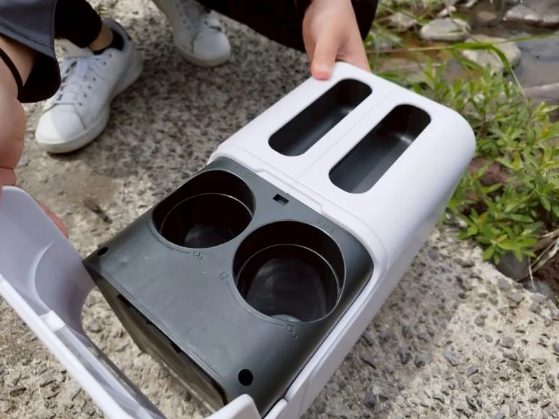 ITEHIL ポータブル浄水器 フィルター挿入箇所