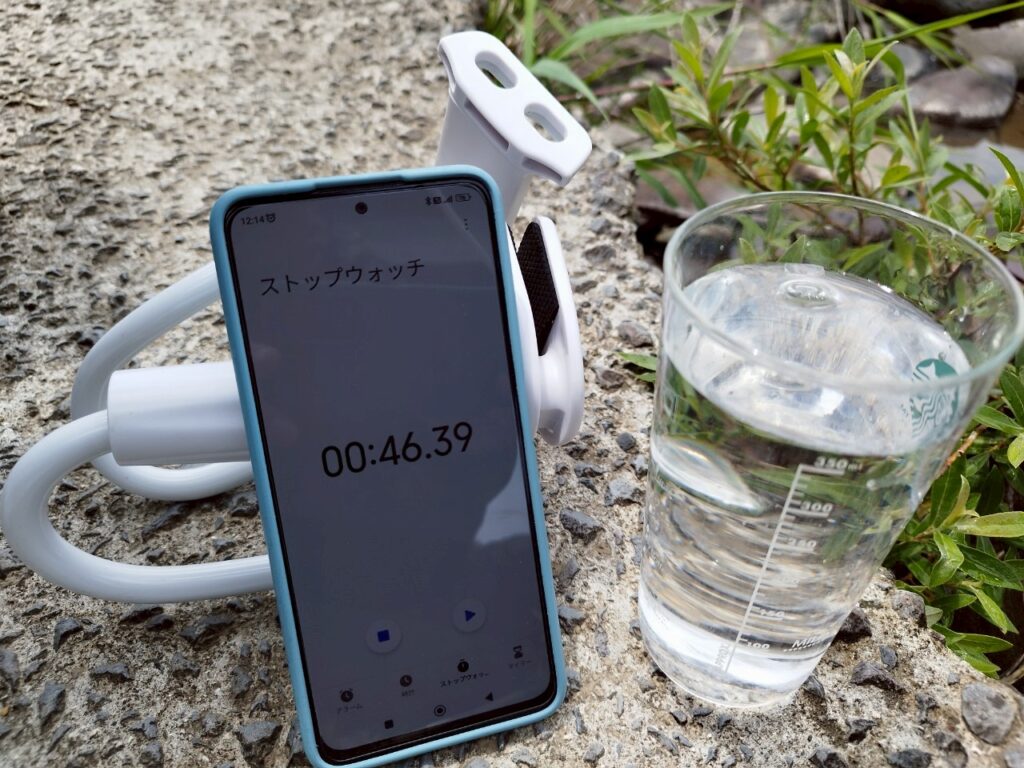 ITEHIL ポータブル浄水器 計測結果