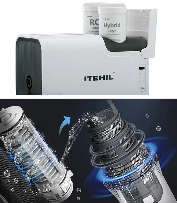 ITEHIL ポータブル浄水器 逆浸透膜フィルター