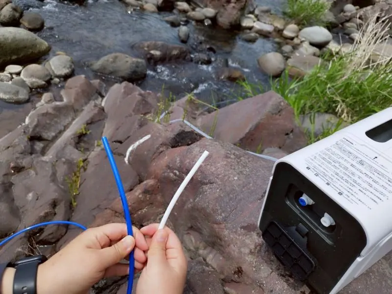 ITEHIL ポータブル浄水器 電源スタート