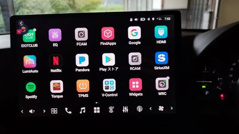 ATOTO X10 12.9インチモデル 内蔵アプリ