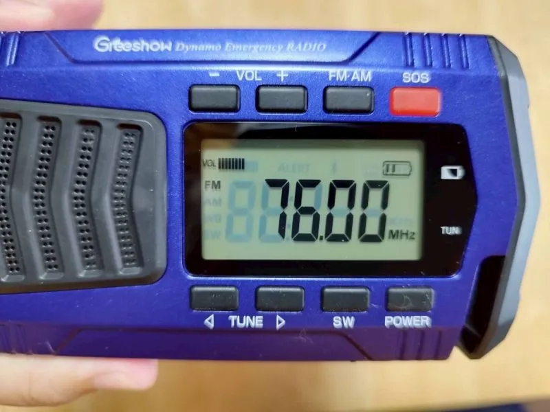 gs-2901 ラジオ画面